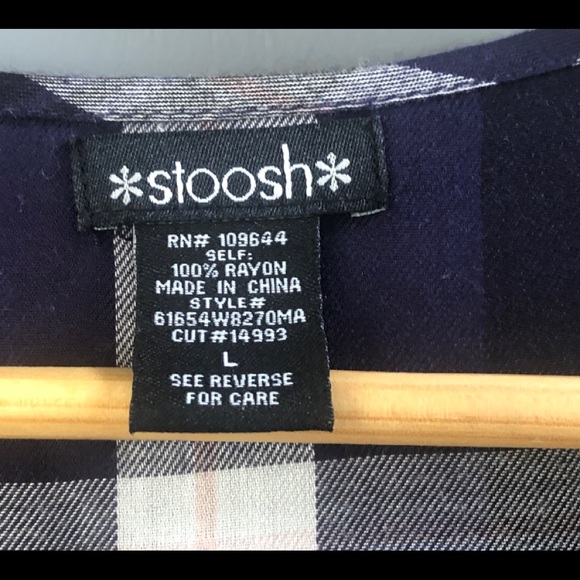 NWOT Cotton Sleeveless Plaid Top - Picture 5 of 5